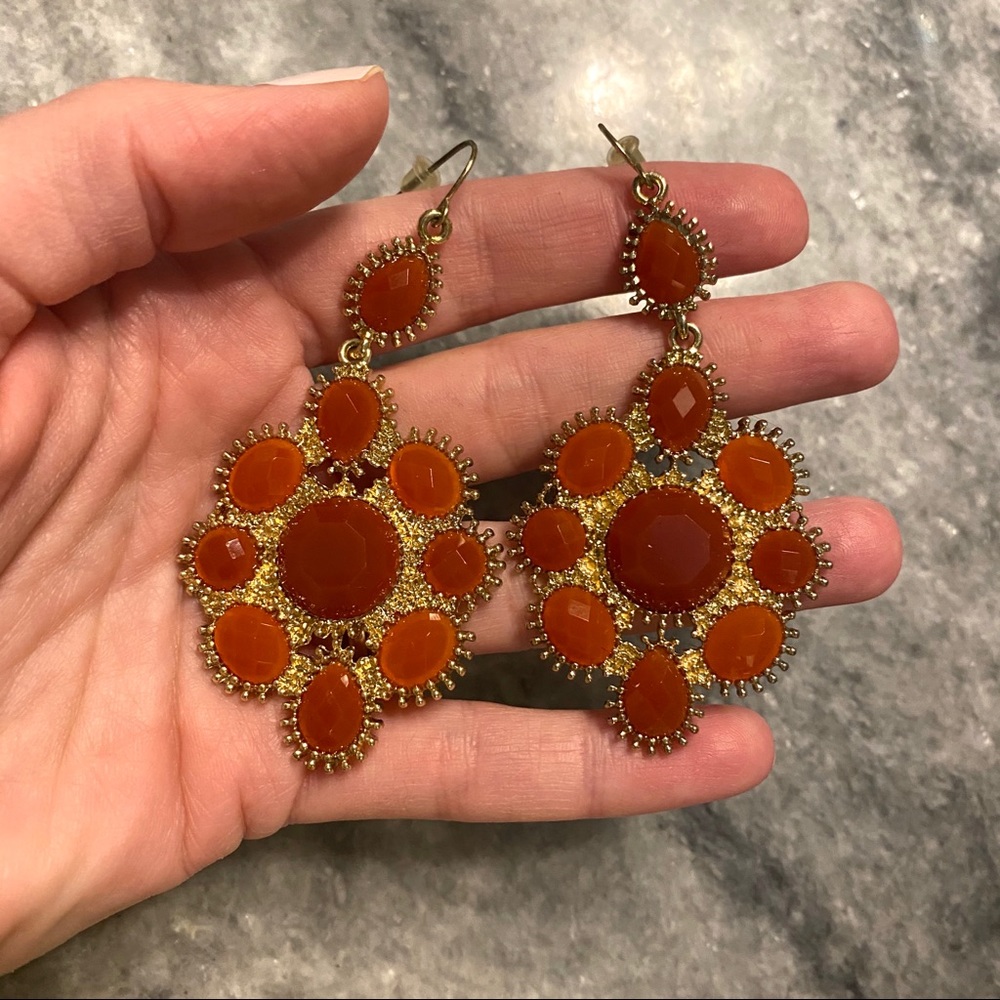 ๐ Fall Statement Earrings ๐ - Picture 2 of 5